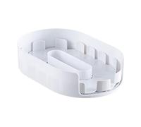 YHNNH 1 Ripiano Girevole for Frigorifero, Ripiano for Bevande E Condimenti da Cucina, Vassoio Girevole for Frigorifero, Accessori for Cucine(White)