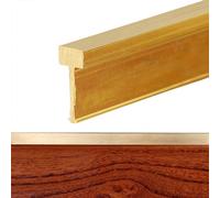 YHNNH 1 Striscia di Transizione for Pavimento in Ottone Dorato - Lunghezza 100 cm for Il Collegamento di Fessure tra Legno Liscio e Piastrelle(5mmx20mm)