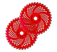 YHNNH 2 Lame for Decespugliatore con Punta in Carburo da 36 Denti for Decespugliatore, Compatibili con Husqvarna, Compatibili con Stihl, Fsx E Altri