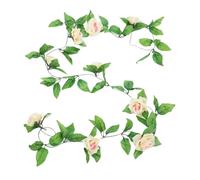 YHNNH 3PCS 2M Hanging Floral Wedding String Party Garden Decor(3pcs 9 Heads Cham)