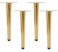 YHNNH, 4 Gambe for mobili,Piedini for mobili Ferramenta Accessori for mobili Piedini for mobili conici dritti Piedini di supporto for mobili in metallo Gamba for divano Piedi for mobile Gambe for tavo