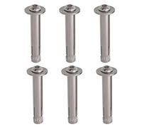 YHNNH, 6 PZ, Bulloni a Vite ad Espansione Manicotto di Espansione con Dado Esagonale Esterno in Acciaio Inossidabile 304 Bullone di Ancoraggio Ancoraggi di Fissaggio Pesanti(M8x60)