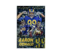 YHNNH Aaron DonaldPoster artistico da parete in stile classico, decorazione alla moda perfetta per biblioteche, bar o home theatre, 50 x 75 cm, senza cornice