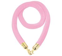 YHNNH, Anima in cotone con corda for montanti industriali, corda for barriera di sicurezza sospesa for il controllo della folla di feste sul tappeto rosso,(Pink,Length 1.2M/4Ft/47In)