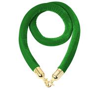 YHNNH, Anima in cotone con corda for montanti industriali, corda for barriera di sicurezza sospesa for il controllo della folla di feste sul tappeto rosso,(Green,Length 2.5M/8.2Ft/98.4In)