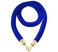 YHNNH, Anima in cotone con corda for montanti industriali, corda for barriera di sicurezza sospesa for il controllo della folla di feste sul tappeto rosso,(Blue,Length 2.2M/7.2Ft/86.6In)