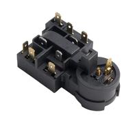 YHNNH Avviatore for Frigorifero, Compatibile con Frigorifero, Relè di Avviamento con Protezione da Sovraccarico del Compressore QP3-12A, Accessori Elettrici