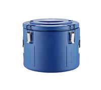 YHNNH, Barile di riso coibentato commerciale, secchio di trasporto refrigerato da 30 litri Contenitore for bevande dispenser for contenitori ghiacciati con scarico a un pulsante(Blue)