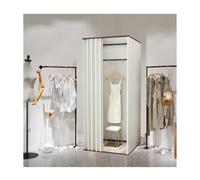 YHNNH, Camerino del negozio di abbigliamento con tenda ombreggiante, spogliatoio mobile temporaneo portatile for la privacy(White,100x100x200cm)