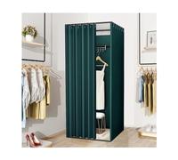 YHNNH, Camerino mobile nel negozio di abbigliamento, spaziosa tenda fasciatoio, spogliatoio portatile for la privacy, fasciatoio facile da montare(Dark Green,85x85x200cm)