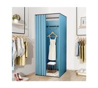 YHNNH, Camerino mobile nel negozio di abbigliamento, spaziosa tenda fasciatoio, spogliatoio portatile for la privacy, fasciatoio facile da montare(Blue,85x85x200cm)
