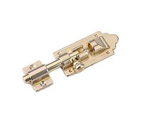 YHNNH, Chiavistello a botte in rame ispessito Chiavistello a botte da 3 pollici Chiavistello scorrevole Serratura for bagno Serratura for porta antica con viti di montaggio(Gold,4.5cm)