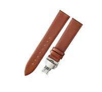YHNNH, Cinturino for orologio morbido ultrasottile in vera pelle compatibile uomo donna cinturino for orologio bianco blu(23mm)