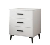 YHNNH Comodini Moderni Comodino Con Credenza, Comodini Camera Da Letto Con Contenitore, Comodino Con 3 Cassetti, Cassettiera for Camera Da Letto(White board a,50x40x60cm)