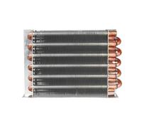 YHNNH Condensatore A Tubi di Rame E Alette in Alluminio for Frigorifero, Congelatore Realizzato con Un Piccolo Radiatore Senza Guscio, Dissipatore di Calore, Raffreddamento Ad Acqua(Model: 2X6X200)