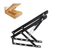 YHNNH, Confezione da 2 meccanismi pneumatici di sollevamento del letto for scatole da letto pesanti, molle a gas, cerniere for mobili, cerniere a molla, cerniere a molla pieghevoli.(1200mm)