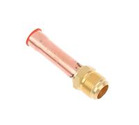 YHNNH Connettore Svasato SAE da 45 Gradi da 1/4" 3/8" 1/2" 5/8" 3/4" con Tubo di Rame, Raccordo for Tubo in Ottone, Adattatore(5/8" 1pcs)