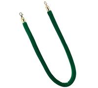 YHNNH, Corde barriera con ganci in acciaio inossidabile, corda for montanti intrecciati Corde for il controllo della folla Barriera for tappeti, for ristoranti/hotel/(Green,0.9M/36Inch/3Ft)