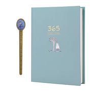 YHNNH， DaiMonthCalendar Agenda Organizzatore personale, Lista delle cose da fare, Libro degli appuntamenti, Blocco note, Agenda 256 pagine Grigio(Lake Blue)