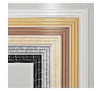 YHNNH Decorazione murale autoadesiva con Bordo 3D da 7,8 Piedi con Supporto in Pellicola di Nano-Alluminio, Pannelli murali for Carta da Parati Stacca e incolla Il Bordo della Porta del soffitto