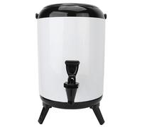 YHNNH, Dispenser for bevande isolate in acciaio inossidabile, erogatore for bevande calde e fredde isolato sicuro da 8 litri con rubinetto, maniglia e coperchio