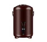 YHNNH, Dispenser for bevande isolato con superficie opaca a doppia parete isolata in acciaio inossidabile for caffè, tè, latte, zuppa, buffet for feste in famiglia(B,12L)