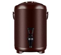 YHNNH, Dispenser for bevande isolato in acciaio inossidabile, bottiglia for alimenti in acciaio inossidabile con rubinetto, secchio isolato a prova di perdite isolato/refrigerato for 12 ore,12L