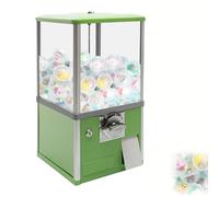 YHNNH, Distributore automatico di gomme da masticare for bambini, distributore automatico di palline rimbalzanti commerciali for negozi di giochi (rosso)(Green)