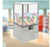 YHNNH, Distributore di caramelle commerciale for capsule rotonde Gumballs Palline rimbalzanti, distributore automatico di Gumball commerciale (Blu)(White)