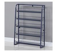YHNNH, Espositore for snack a 5 livelli, scaffale for minimarket for armadietti da cucina for ufficio, dispensa, negozi al dettaglio, dormitorio(Gray,50x15x67cm)