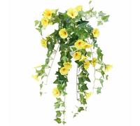 YHNNH Fake Green Plant Home Garden Wall Fence Outdoor Wedding Christmas Decor(A5470 ye)