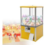 YHNNH, Gumball Bank, distributore automatico di caramelle for gadget, con capacità di carico enorme, altezza 20,87", perfetto for negozi di giochi e negozi al dettaglio,Rosso(Yellow)