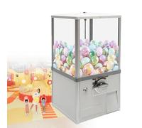 YHNNH, Gumball Bank, distributore automatico di caramelle for gadget, con capacità di carico enorme, altezza 20,87", perfetto for negozi di giochi e negozi al dettaglio,Rosso(White)