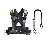 YHNNH Imbracatura di sicurezza anticaduta, kit di imbracatura for metà corpo staccabile for adulti for lavori aerei Protezione anticaduta for la costruzione di tetti/C(C)