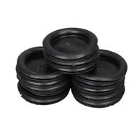 YHNNH, Kit passacavo in gomma, 10 pezzi Passacavi in gomma ciechi for cablaggio Tappo for foro Guarnizione for cavo elettrico Nero 14mm-150mm Su un lato(Size 110mm)