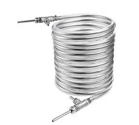 YHNNH, Kit refrigeratore, refrigeratore for Mosto controcorrente, Tubo di Raffreddamento in Acciaio Inossidabile da 3/8'' X 10M, scambiatore for Birra Fatta in casa, Tubo a serpentina(Without Hose)