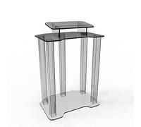 YHNNH Leggio da Pavimento for pulpito, Supporto for podio in Acrilico, Supporto for podio, leggio Portatile for pulpito da Chiesa, for palcoscenico in Aula della Chiesa
