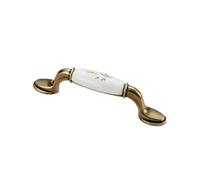 YHNNH, Maniglia in ceramica, maniglia for mobile antico in stile europeo pastorale, mobile in stile spiga di grano, maniglia piccola, maniglia for mobili(5012 96mm)