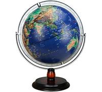 YHNNH， Mappa del mondo da 12 pollici, globo rotante con luci a LED, decorazione for ufficio e casa, lampada a, regalo for bambini