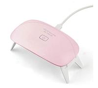 YHNNH, Mini lampada for unghie a LED, lampada polimerizzante for smalto portatile pieghevole con ricarica USB, lampada for polimerizzazione rapida dello smalto con 2 impostazioni del timer for tutti g