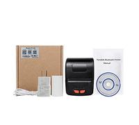 YHNNH Mini stampante portatile for ricevute wireless 58 mm senza inchiostro USB BT ESC/POS Windows Android PC Factura Impresora Termica(Black Printer)