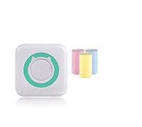 YHNNH Mini stampante portatile in rotoli di carta da 57 mm con stampa tascabile e connessione wireless(BL add 3Color)