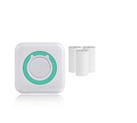 YHNNH Mini stampante portatile in rotoli di carta da 57 mm con stampa tascabile e connessione wireless(BL add 3White)