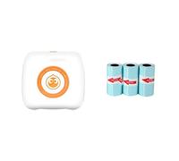YHNNH Mini stampante tascabile multifunzione for foto, banconote, etichette e aggiungi 3 adesivi bianchi(WH 3White Sticker)