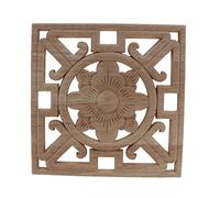 YHNNH， Modanature in legno intagliato, decorazione for intaglio artigianale di mobili, cornice angolare for decalcomanie in legno for decorazioni for la casa(10cmX10cm)