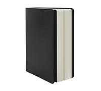 YHNNH, Morbida ecopelle spessa 640 pagine vuote A5 DaiBible Diari di studio Disegno Sketchbook Scrapbook Documenti di vita Ideale for due anni di scrittura(Grey Edge)
