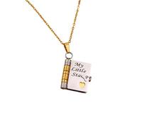 YHNNH My Little Star Best Show Ever collana personalizzata regalo per figlia figlio bambini gioielli unici ispiratori, 1, Lega di acciaio Zinco, Nessuna pietra preziosa