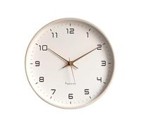 YHNNH, Orologio da parete rotondo in legno, moderno, silenzioso, senza ticchettio, alimentato a batteria, for decorare camera da letto, soggiorno, ingresso, cucina(Original Wood Colour)