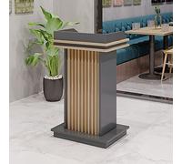 YHNNH Pulpiti for chiese, postazione Hostess for Reception, podi, pulpito Portatile for Chiesa for Auditorium, aule, conferenze(A,Without Drawer)