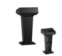 YHNNH Pulpiti for Chiese, Pulpito da Chiesa Podio Scrivania Leggio Podio for Conferenze, Auditorium, Aule didattiche(Black)